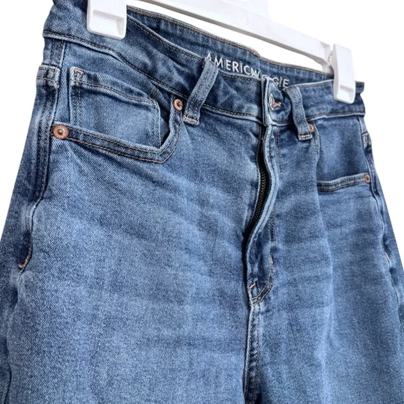 American Eagle Blue Jeans Stretch Denim Size 6 Long Women's - Picture 3 of 11